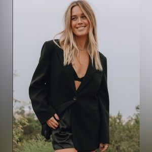 Black Daily Drills Blazer